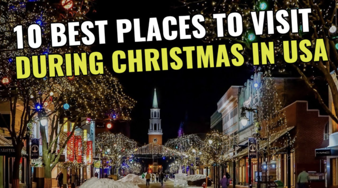 places to visit for christmas in usa